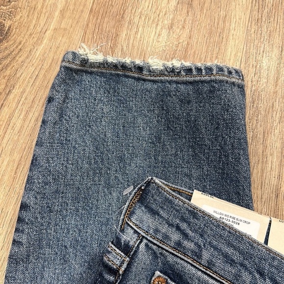 NWT AGOLDE Willow Mid Rise Slim Crop Jeans - Picture 5 of 12